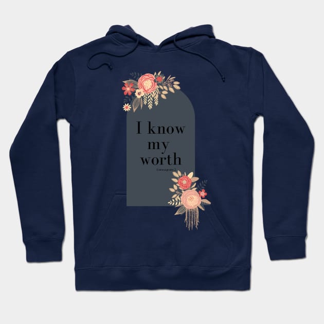 Enneagram 2 Self Care Affirmation Quote Hoodie by NostalgiaUltra